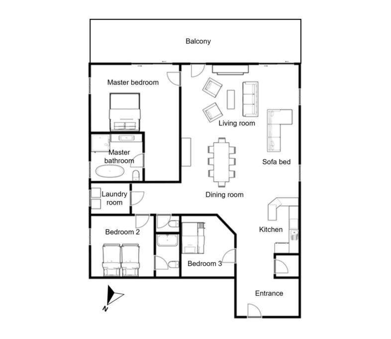 Spacious 3-Bed In The Heart Of Chamonix Esterno foto